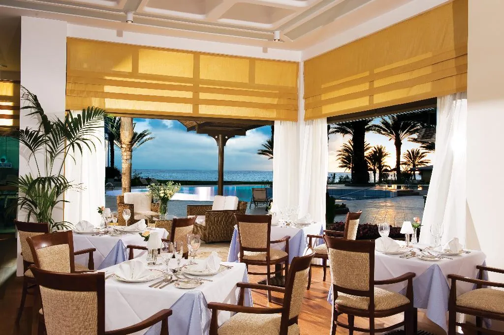 Restaurant, Constantinou Bros Athena Beach Hotel, Cyprus