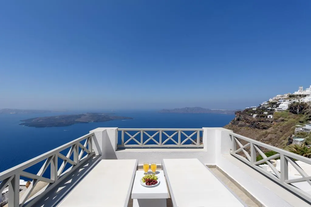 Terrace, Vista Mare Suites, Santorini