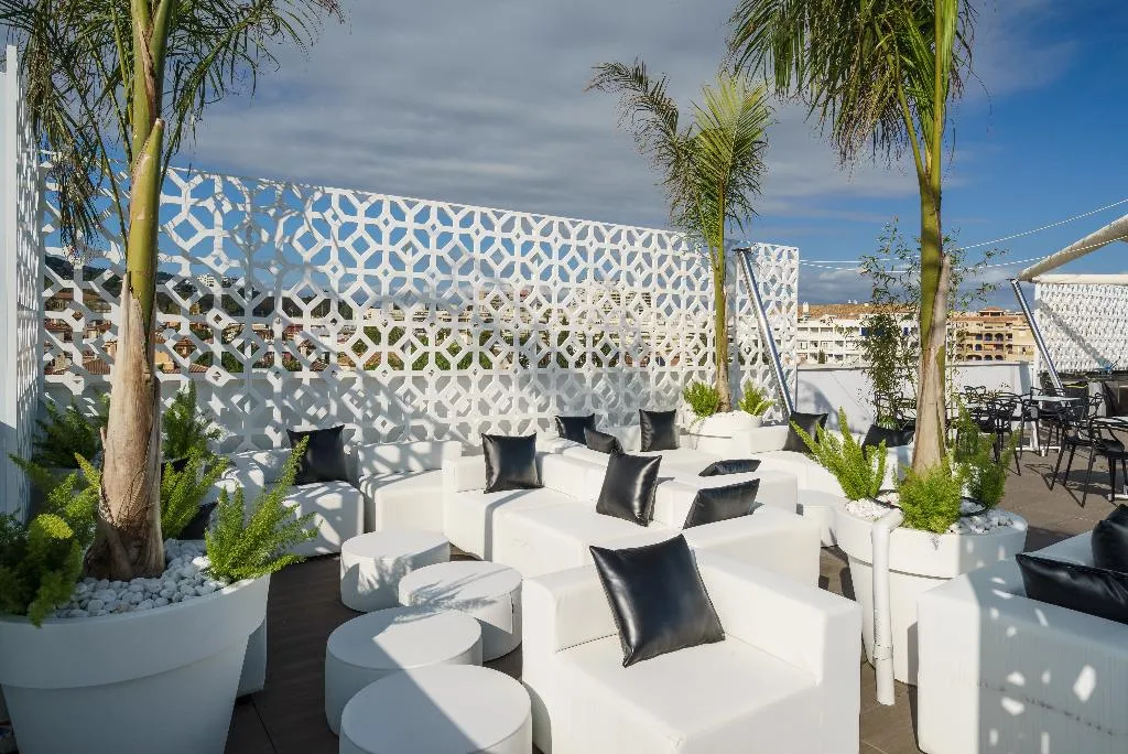 Terrace, Costa Del Sol Torremolinos Hotel, Costa Del Sol