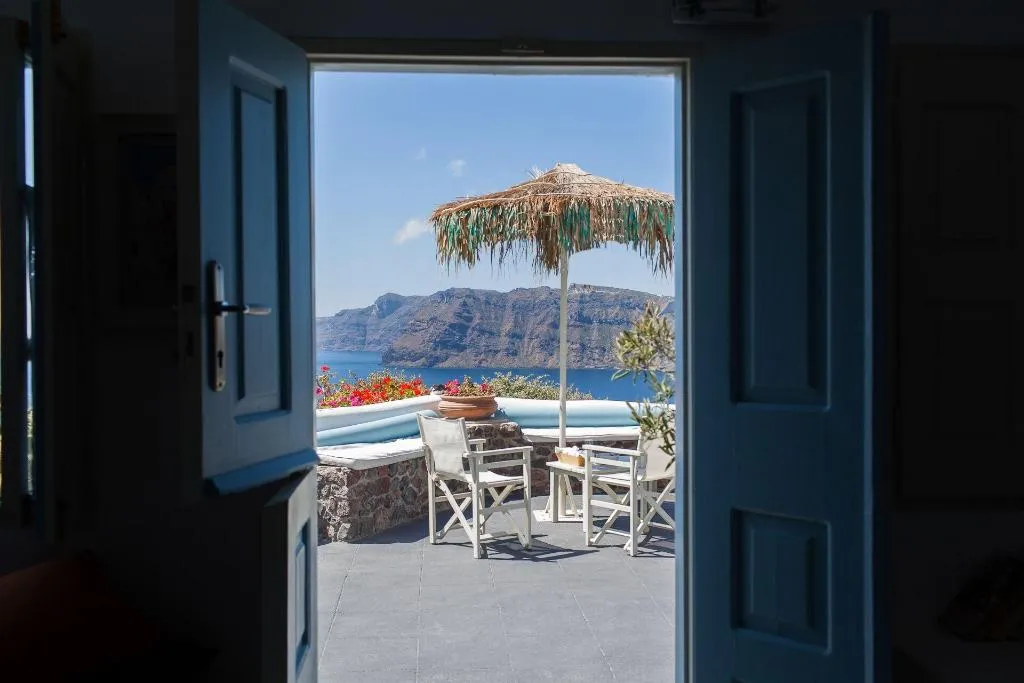 Terrace, Marizan Caves & Villas, Santorini, Santorini