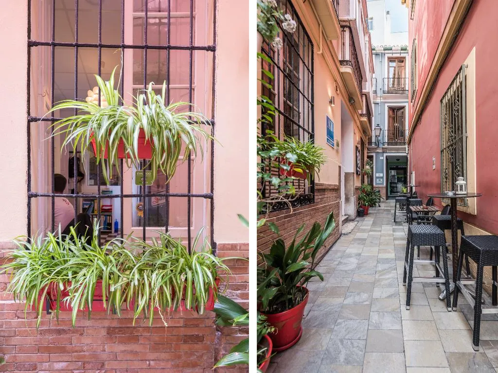 Terrace, Feel Hostel City Center Malaga, Costa Del Sol
