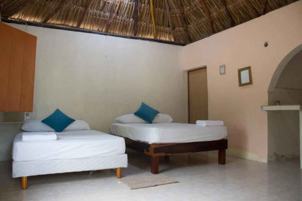 TWIN TWO BEDS Room, Cabañas El Cuyo, Cancun Area
