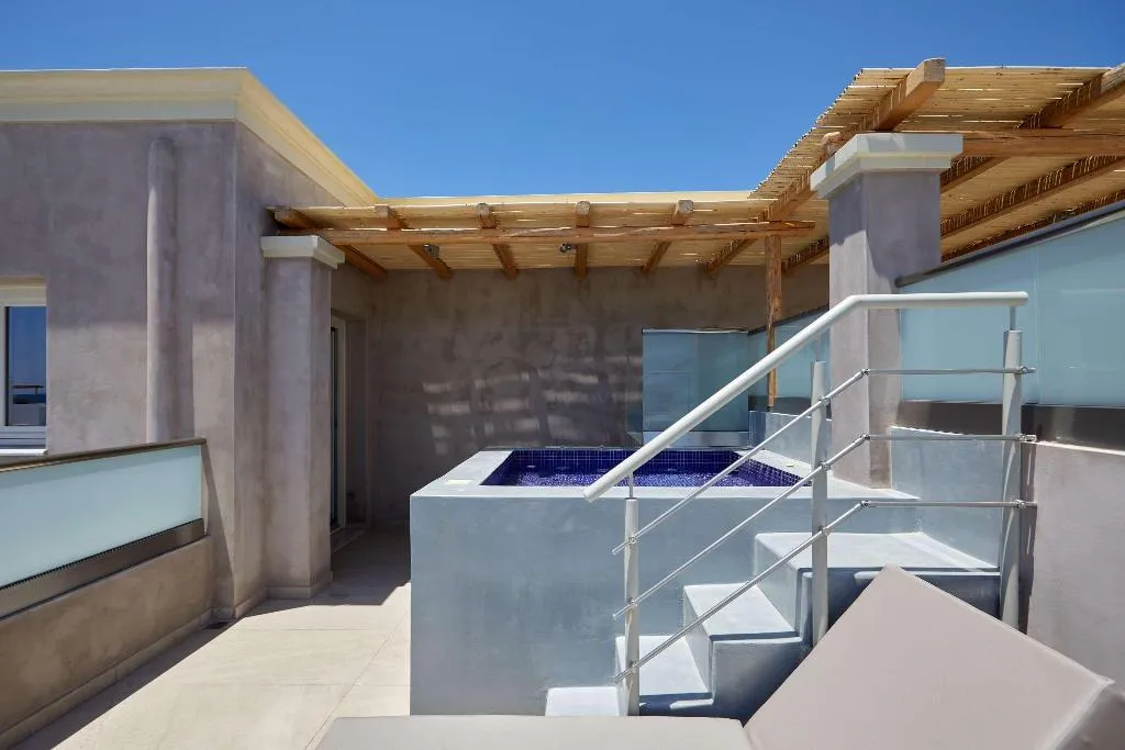 DOUBLE GUEST ROOM QUEEN BED Room, Sea Breeze Santorini Beach Resort, Curio Collectio, Santorini