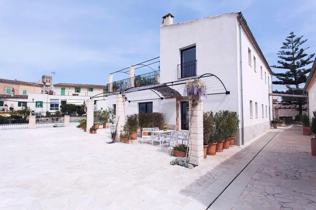 Terrace, Hotel Es Convent d'Ariany, Majorca