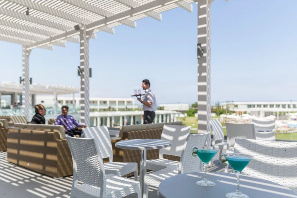 Terrace, Asterias Beach Resort, Rhodes