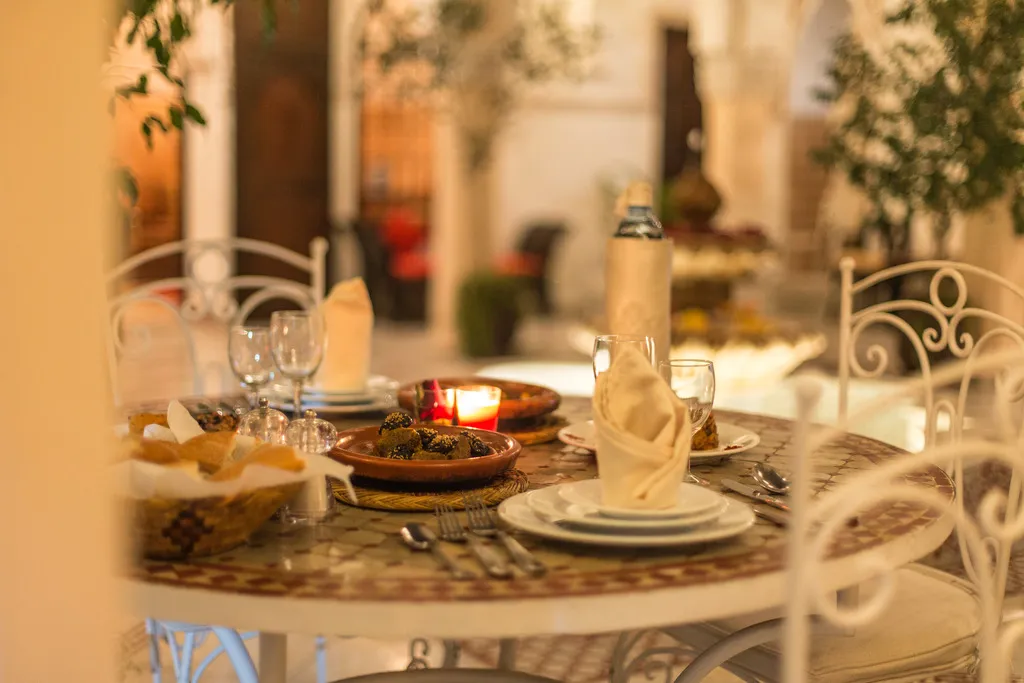 Restaurant, Riad Nasreen, Marrakech