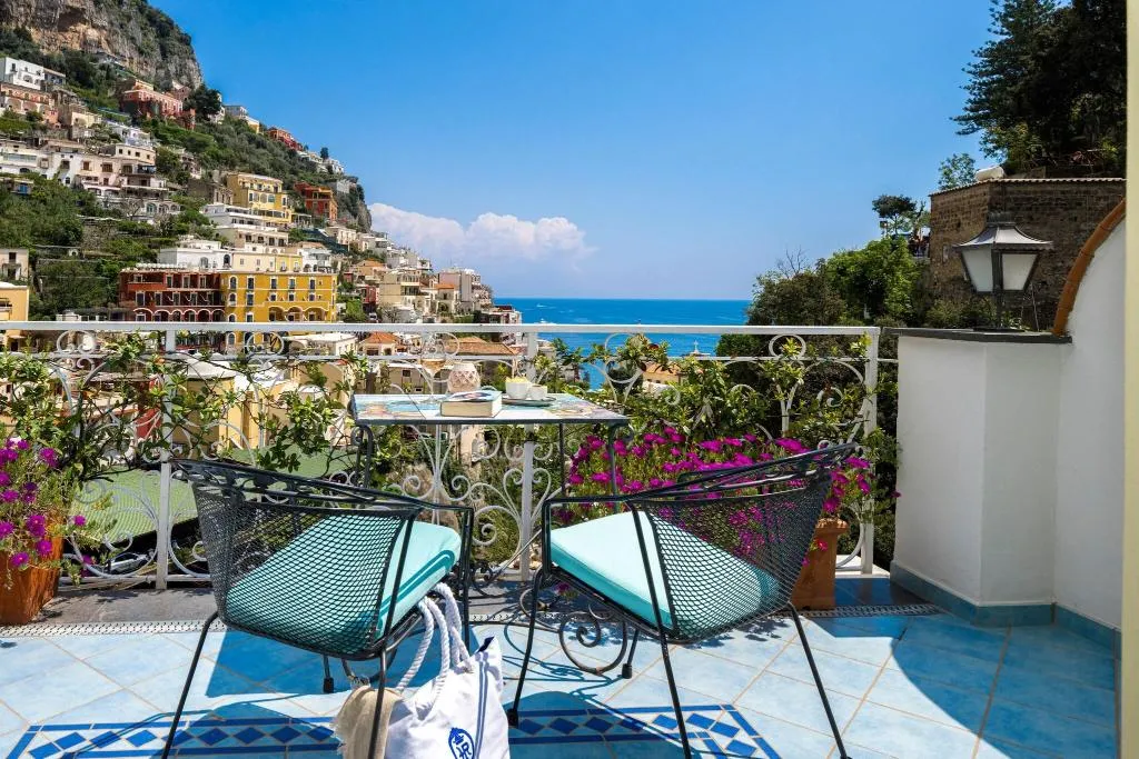 Terrace, Hotel Royal Prisco, Naples