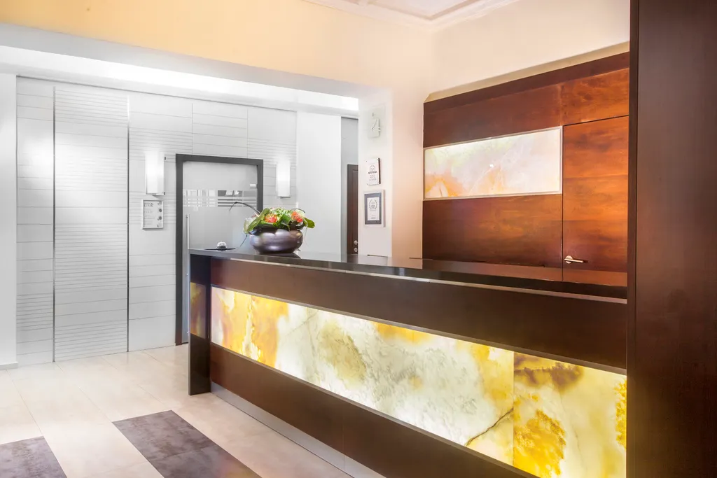 Lobby, Hotel Lunik, Prague