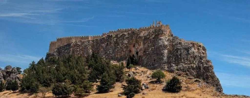 General view, Casalindos Spitaki, Rhodes