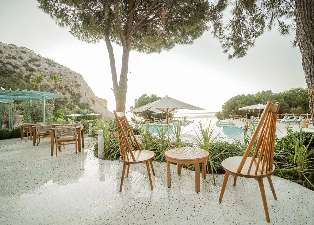 Terrace, Perios Beach House - Adults Only, Dalaman