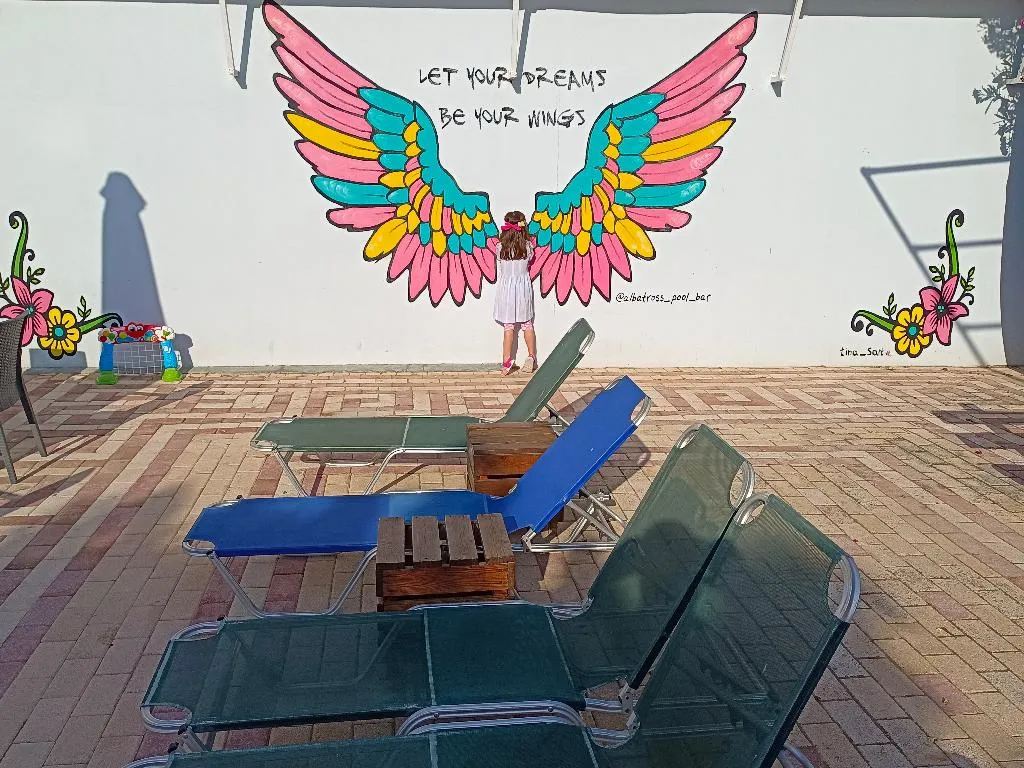 Terrace, Albatross Apartments, Crete