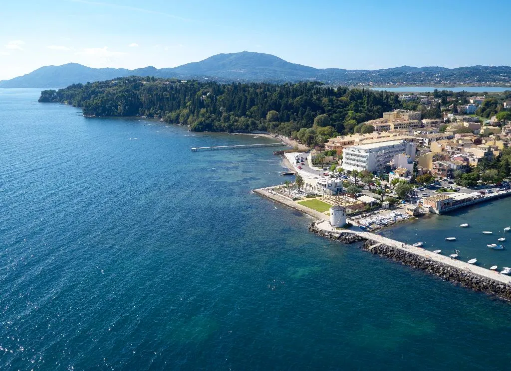 General view, Mon Repos Palace,Hotel, Corfu