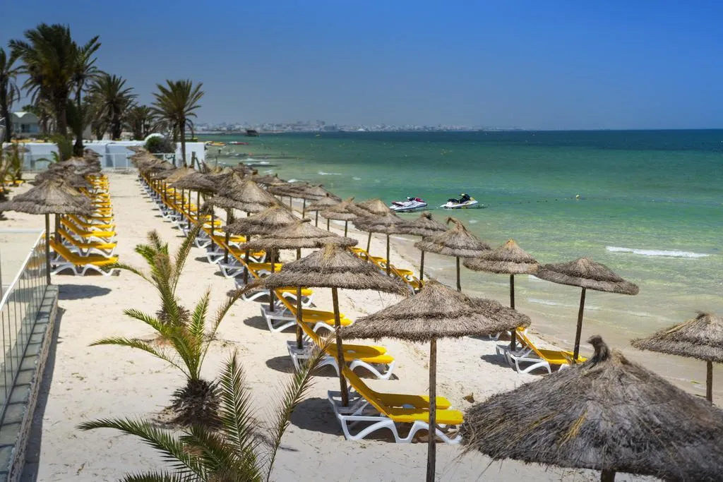 Beach, Shems Holiday Village & Aquapark, Tunisia
