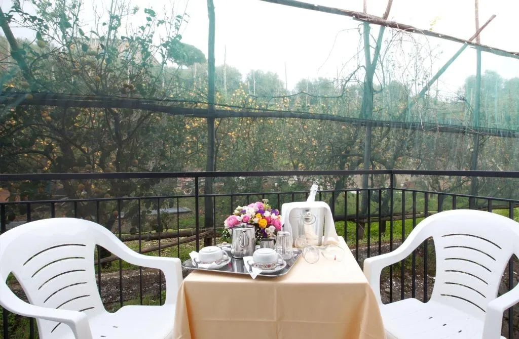 TWIN GARDEN VIEW WITH BALCONY Room, Hotel Britannia, Naples