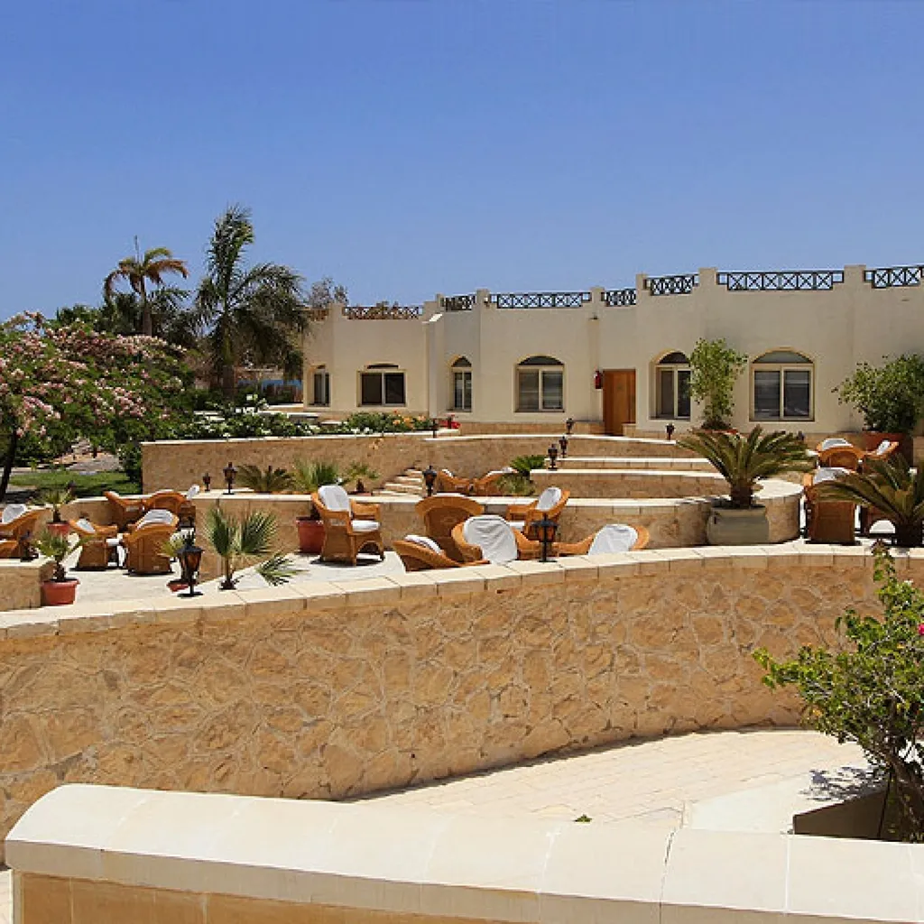 Terrace, Coral Beach Resort Hurghada, Red Sea Riviera