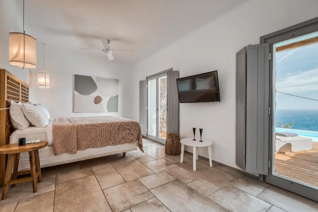 SUITE SEA VIEW WITH PRIVATE POOL Room, Alissachni Mykonos, Mykonos