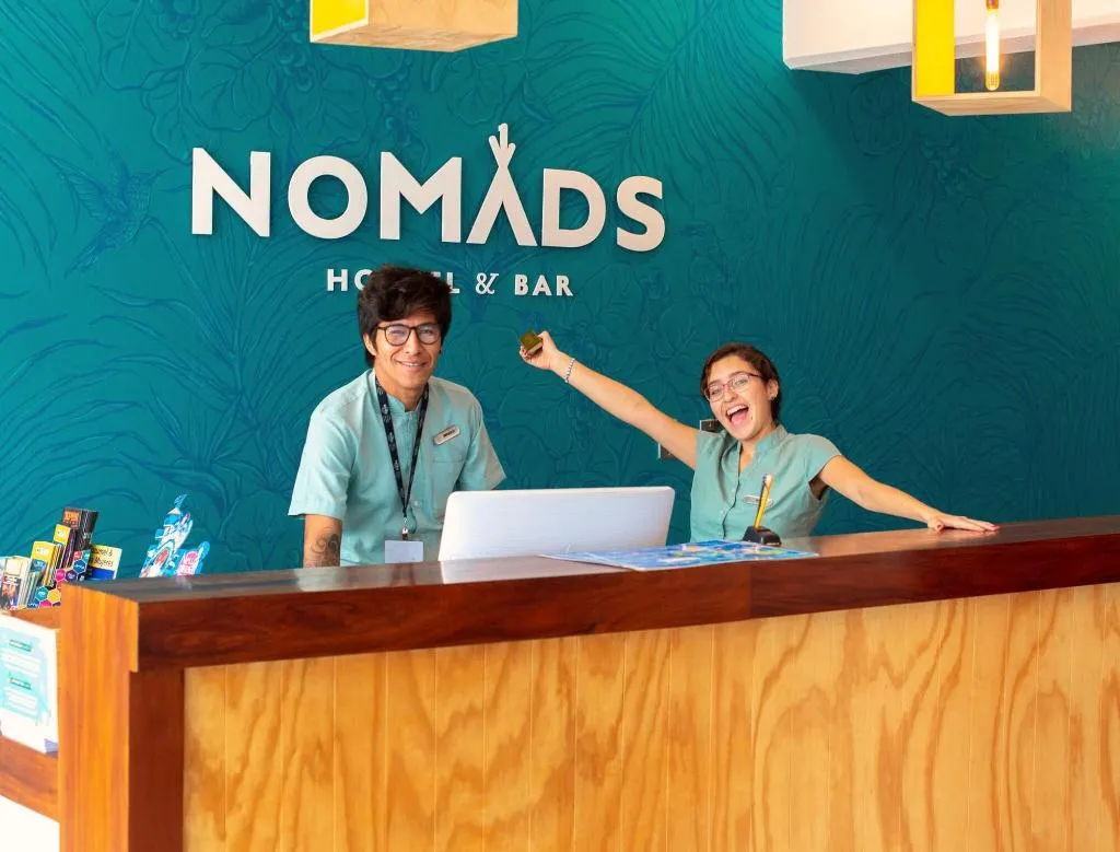 Lobby, Nomads Hotel, Hostel & Rooftop Pool, Cancun Area