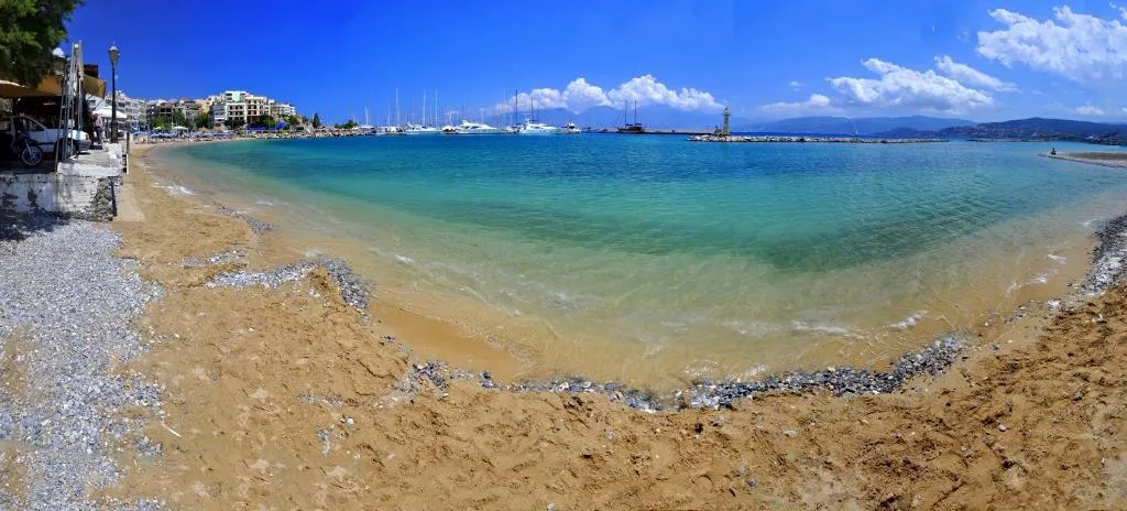 Beach, Santa Marina Unique Hotel, Crete