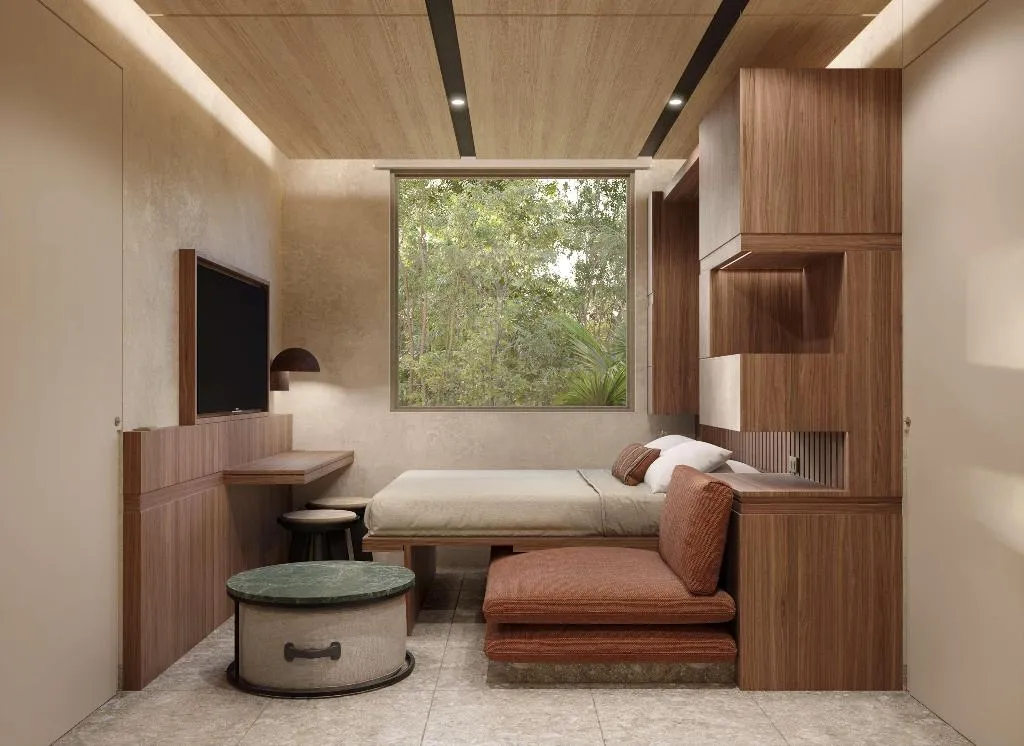 DOUBLE QUEEN SIZE BED Room, Motto by Hilton Tulum, Cancun Area
