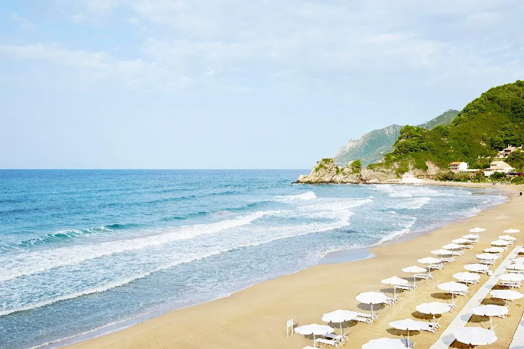 Beach, Pelekas Monastery, Corfu