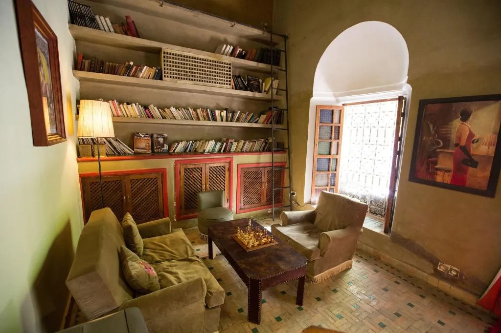 Lobby, Riad Le Rihani, Marrakech
