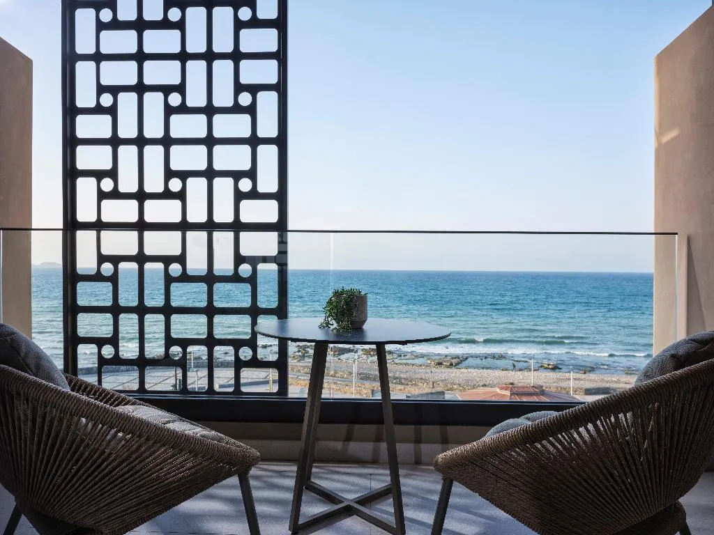 DOUBLE DELUXE SEA VIEW Room, Rocca A Mare Heraklion - Handwritten Collection, Crete