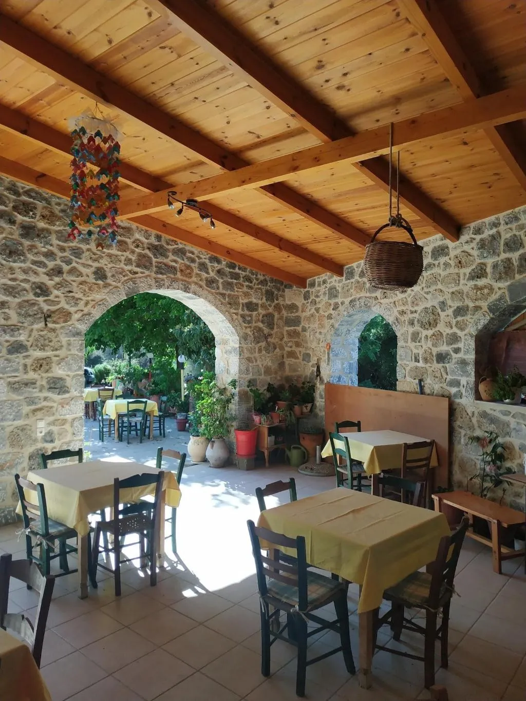 Restaurant, Windy Place, Crete