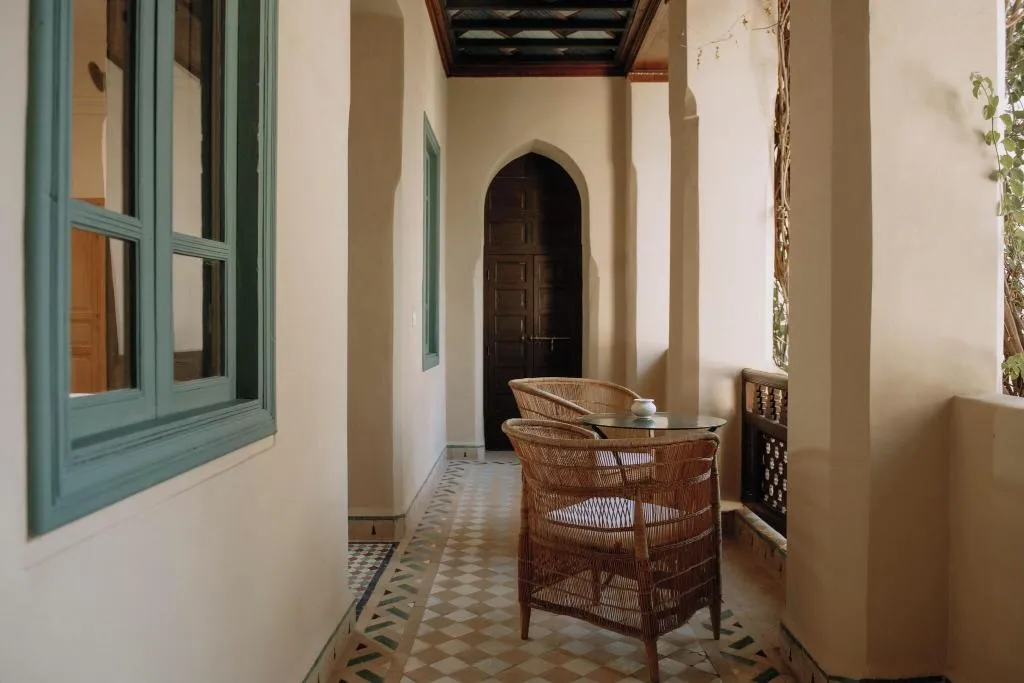Terrace, Hotel Les Deux Tours, Marrakech