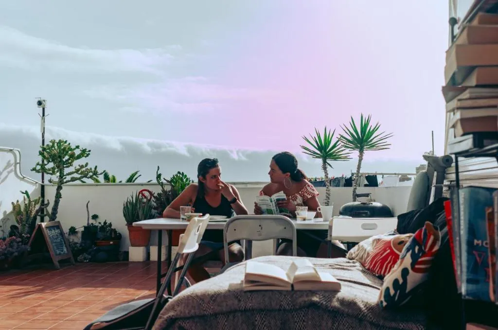 Terrace, Puerto Nest Hostel, Tenerife