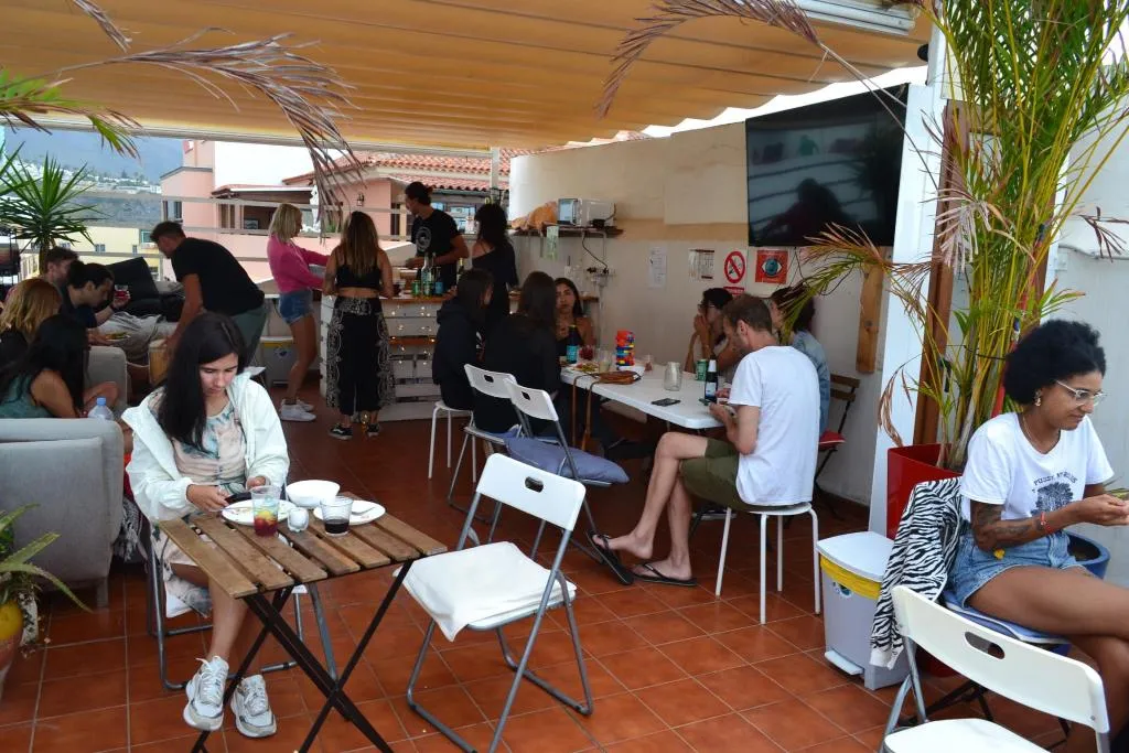 Terrace, Puerto Nest Hostel, Tenerife