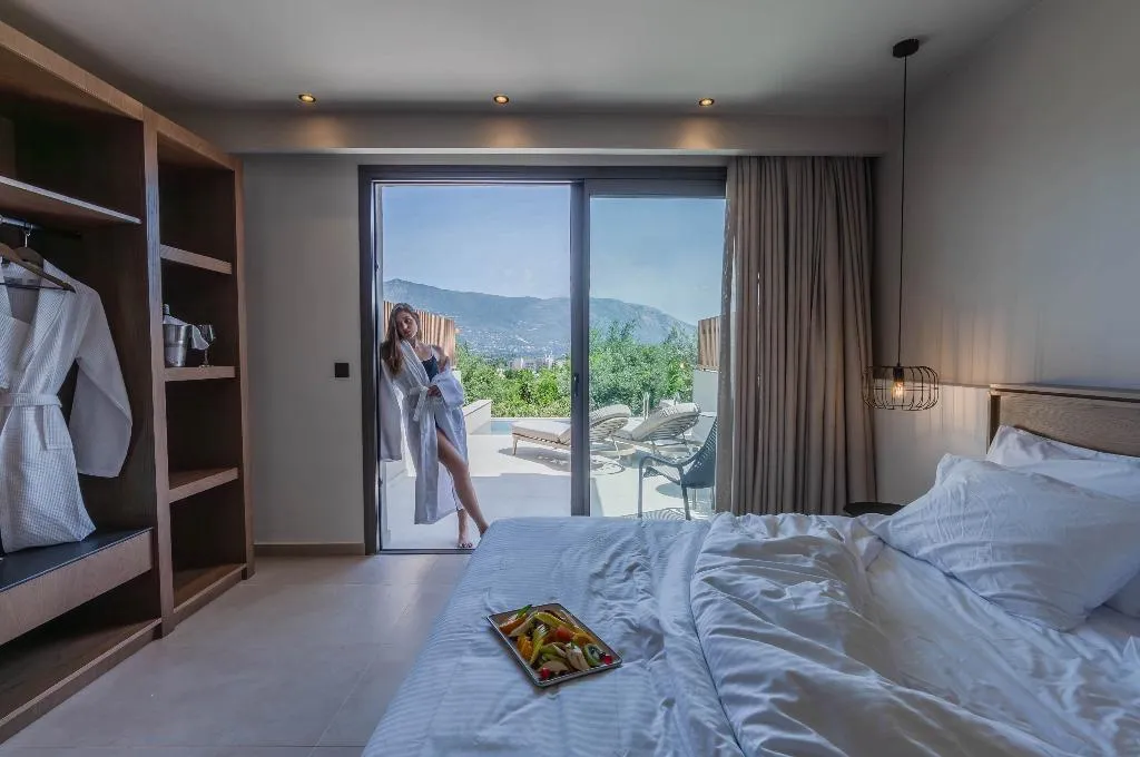 JUNIOR SUITE WITH PRIVATE POOL Room, Iolida Corfu Resort & Spa, Corfu