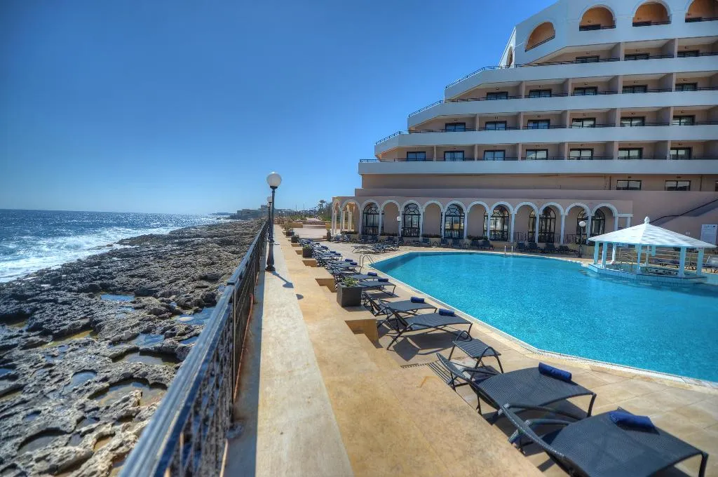Beach, Radisson Blu Resort, Malta St. Julians, Malta