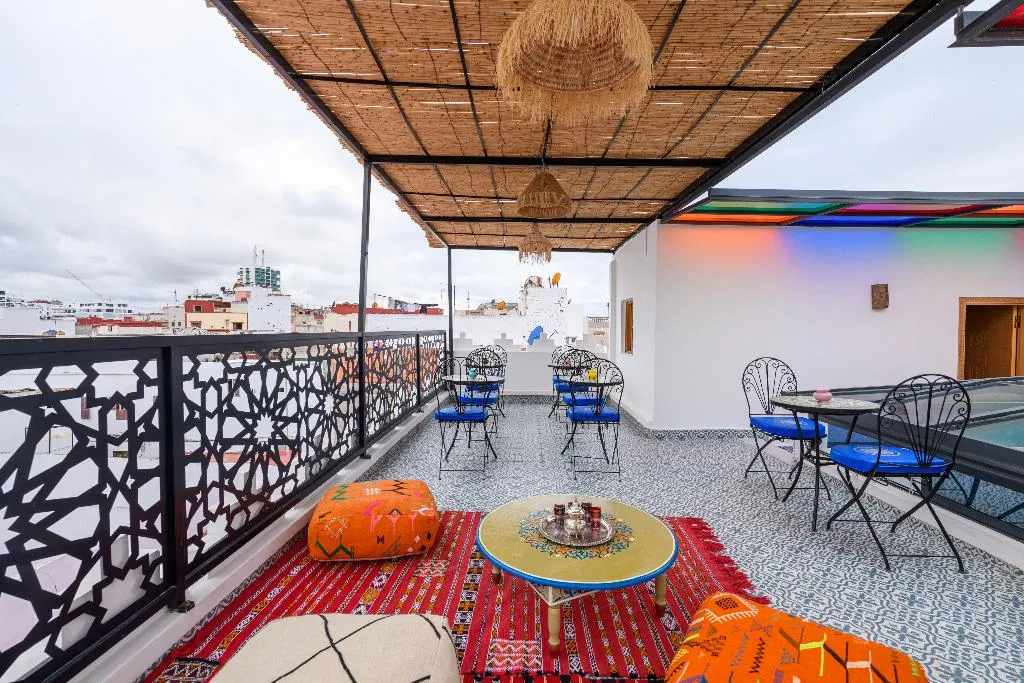 Terrace, Dar Al Jeld Luxurious Riad Center Rabat, Rabat