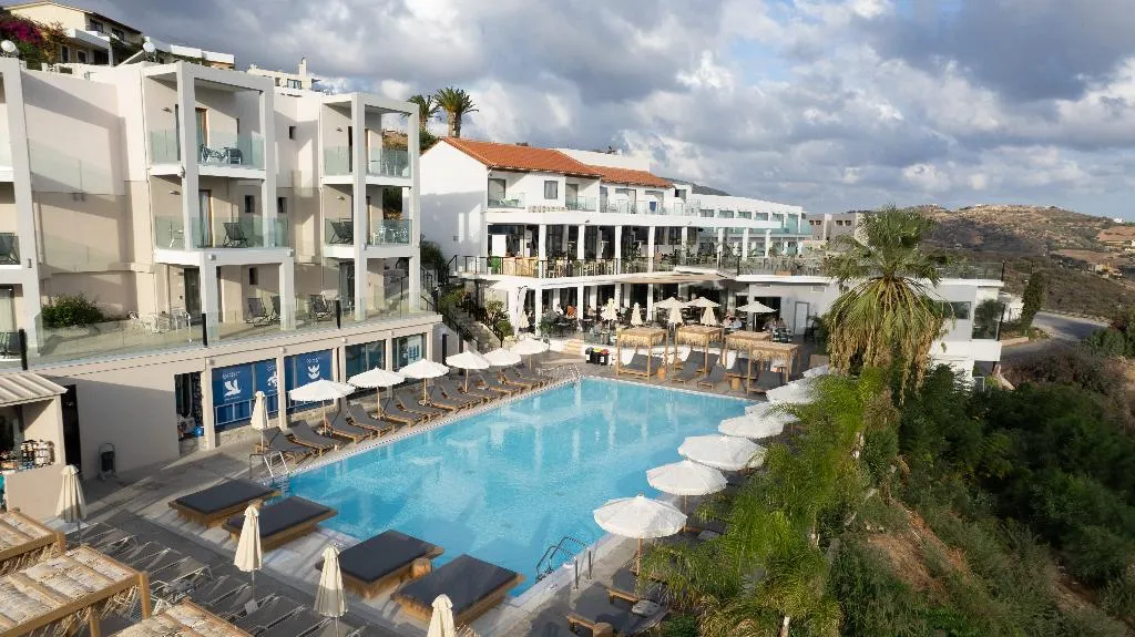 Pool, Village Panorama, Crete