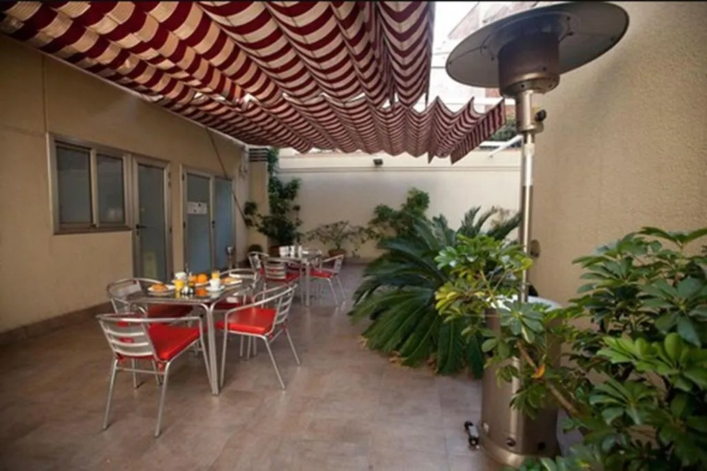 Terrace, Hotel Ciutat De Sant Adria, Barcelona