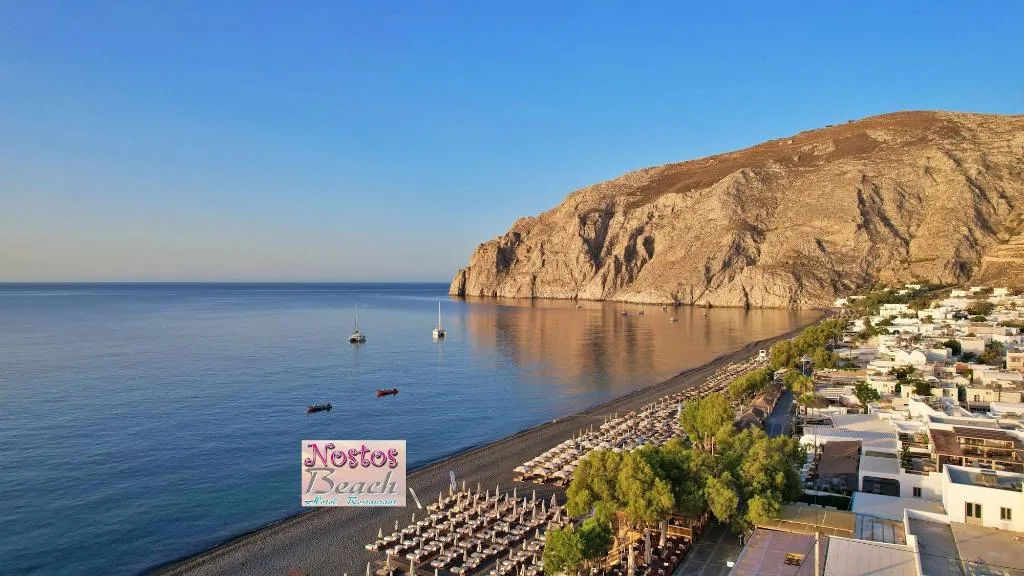 General view, Nostos Beach, Santorini