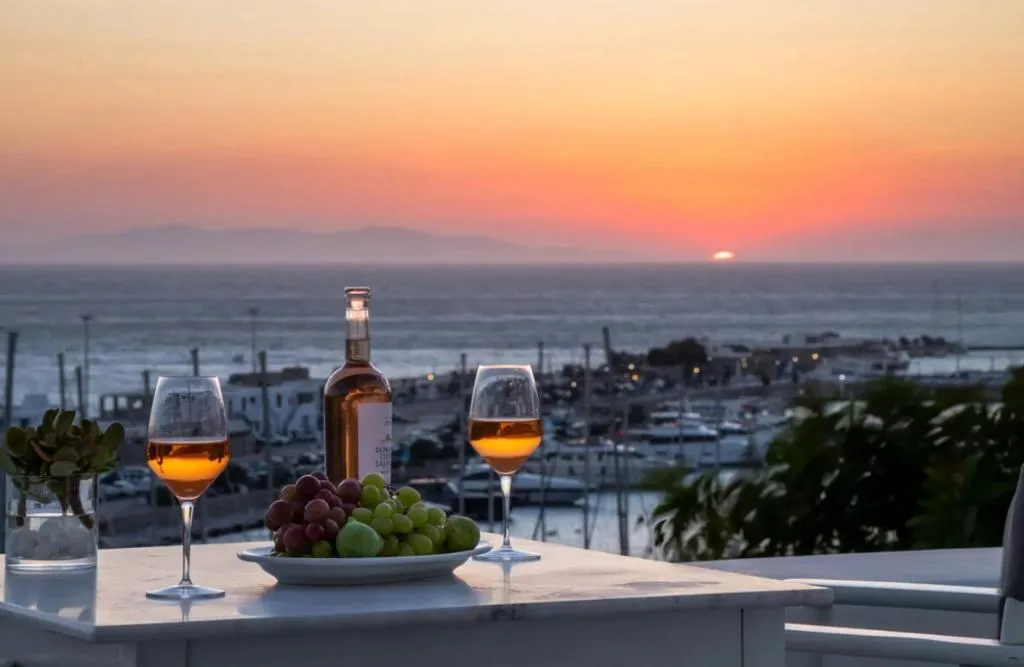 Restaurant, Olia Hotel, Mykonos
