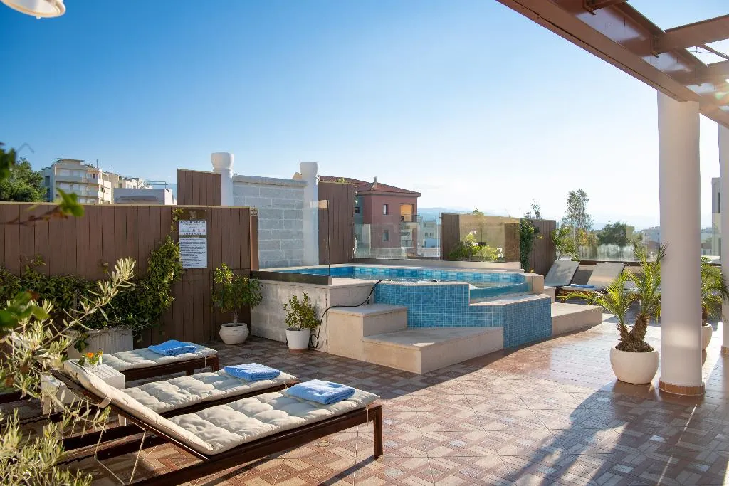 Terrace, Halepa Hotel, Crete