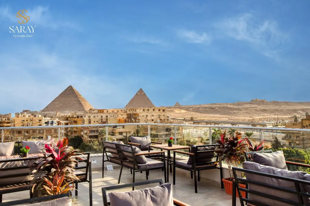 Terrace, Saray Pyramids & Museum View Hotel, Cairo