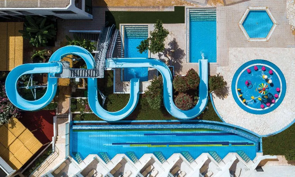 Pool, Constantinou Bros Athena Beach Hotel, Cyprus