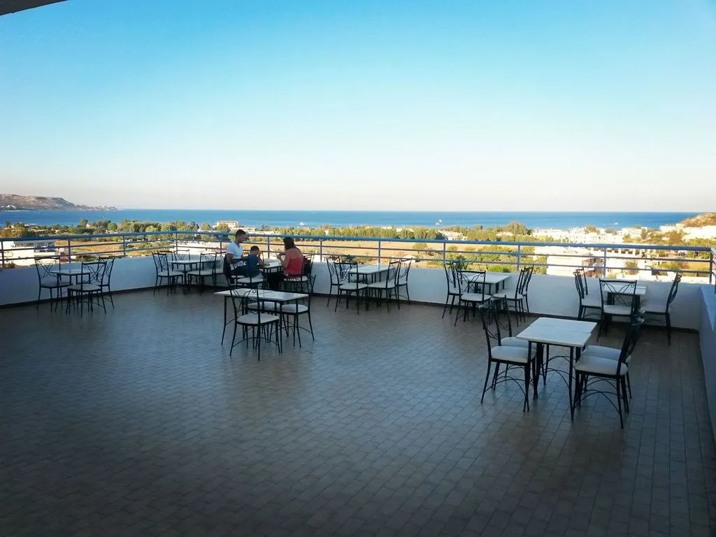 Terrace, Cyprotel Faliraki, Rhodes