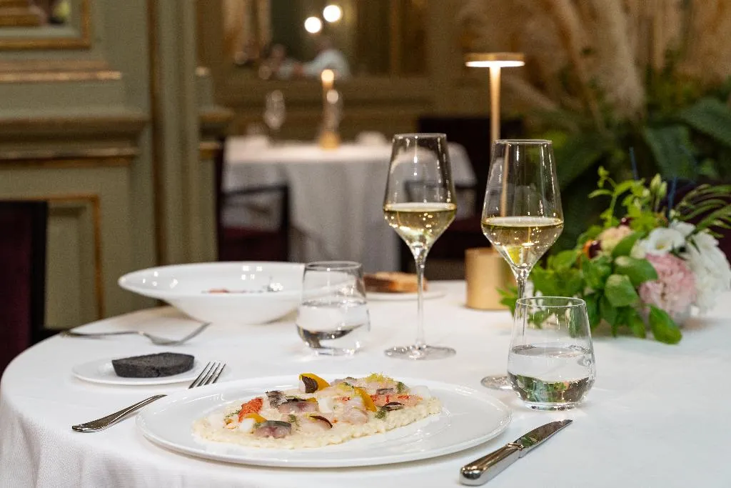 Restaurant, Grand Hotel et des Palmes, Palermo