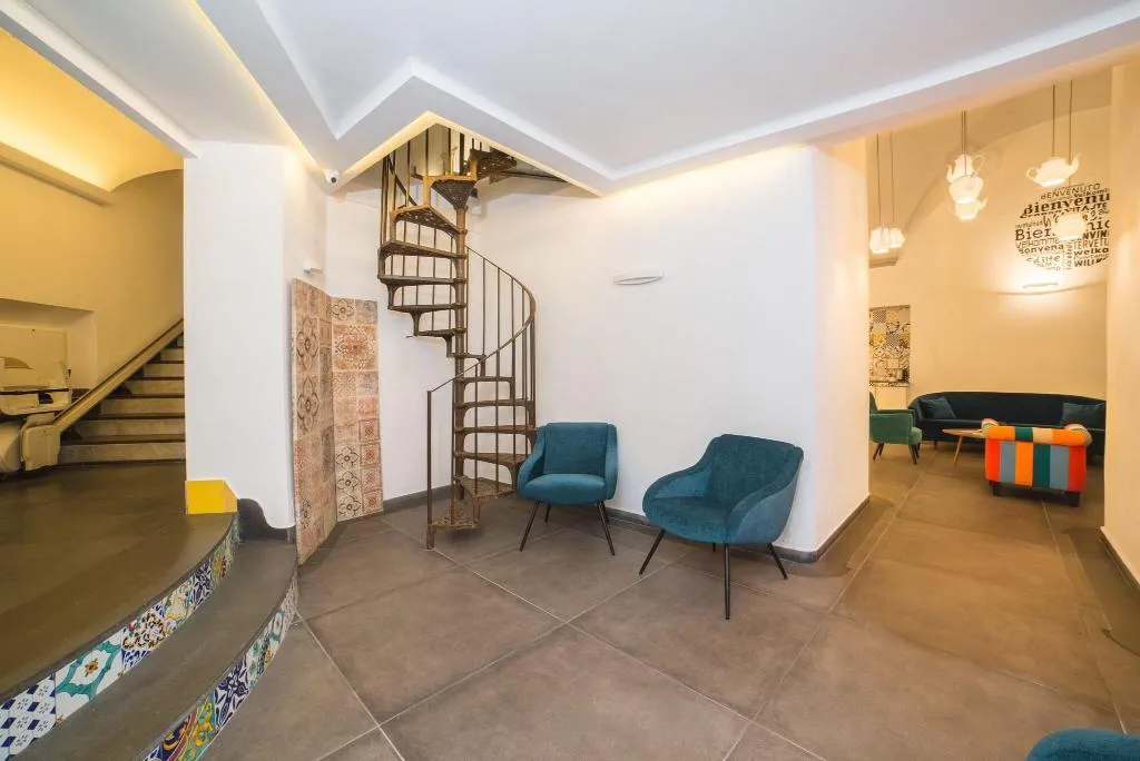 Lobby, Hotel Airone Napoli, Naples