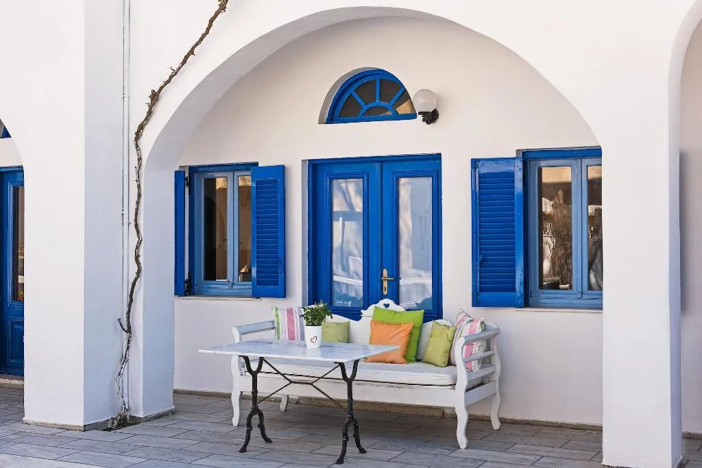General view, Hotel Eucalyptus, Santorini