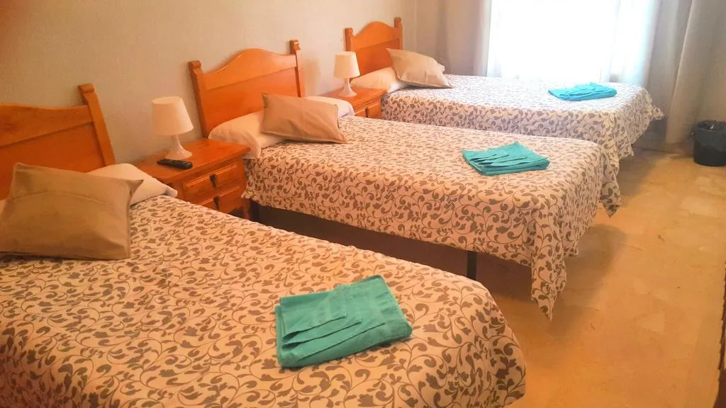 TRIPLE WITH SHARED BATHROOM Room, Hostal El Peine, Madrid