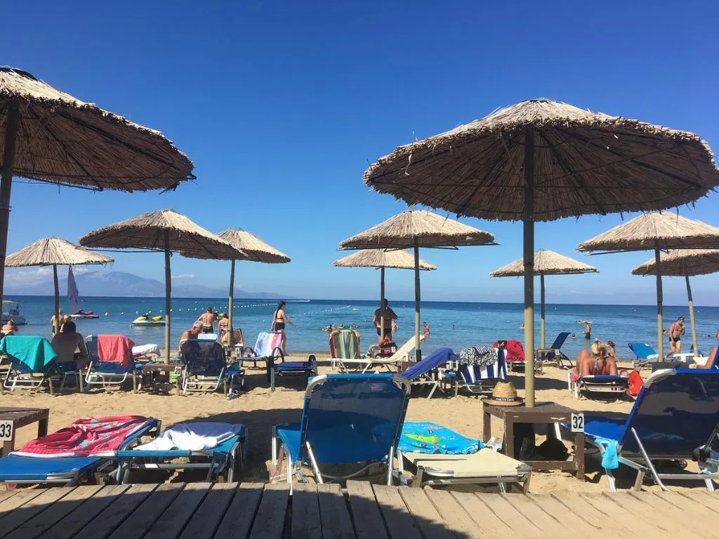 Beach, Selyria Resort, Zante