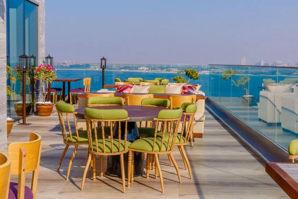 Terrace, Aloft Palm Jumeirah, Dubai