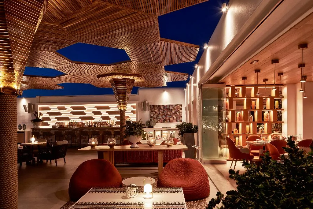 Restaurant, Myconian Naia - Preferred Hotels & Resorts, Mykonos