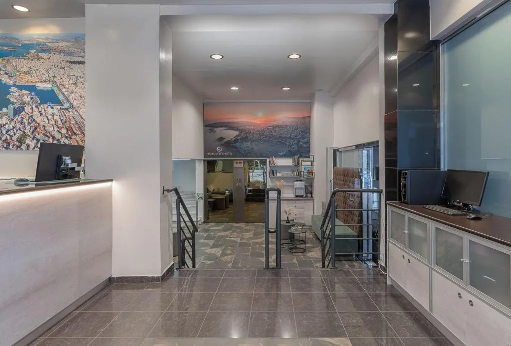 Lobby, Piraeus City Hotel, Athens