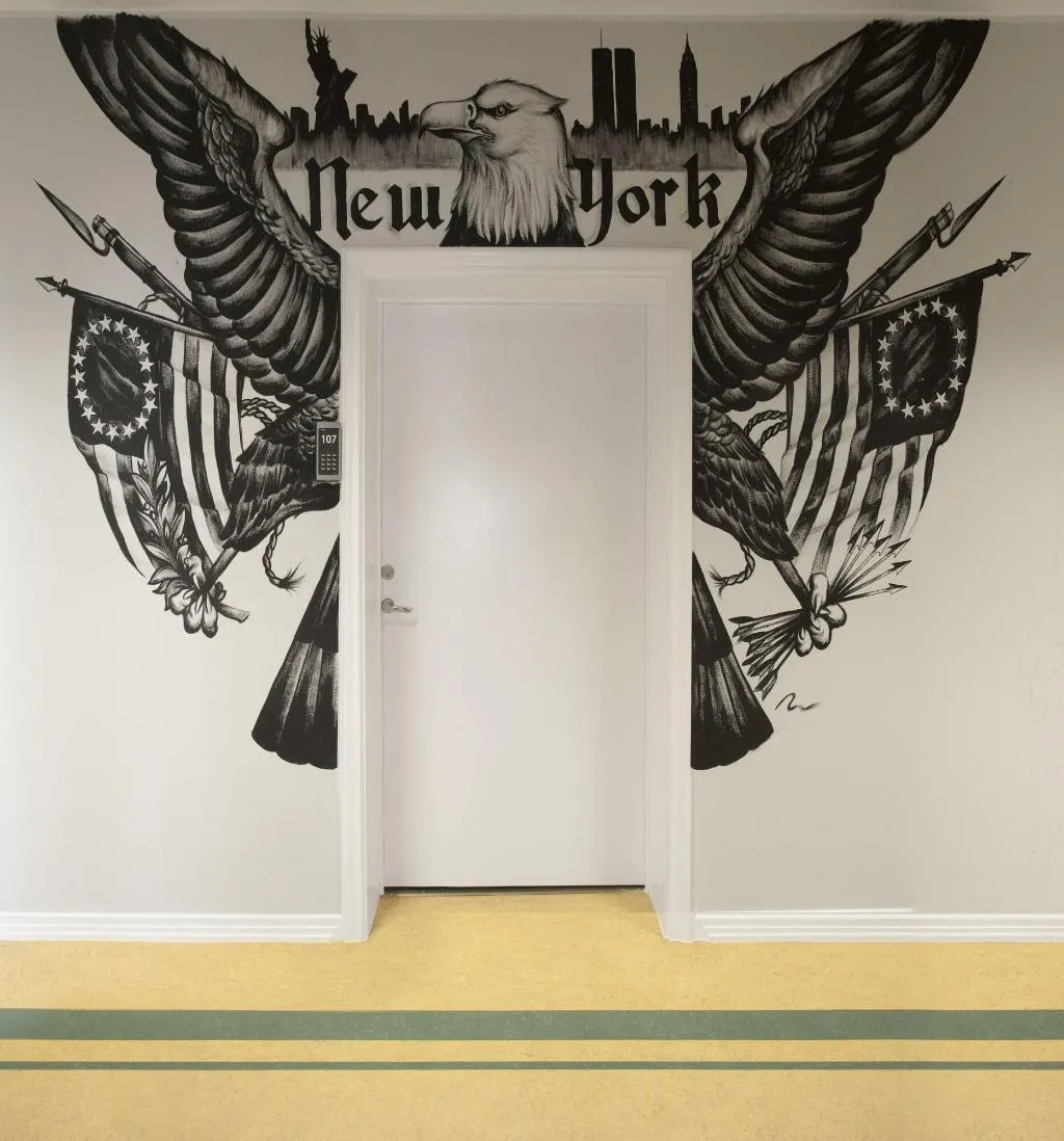 Lobby, Hostel B47, Reykjavik